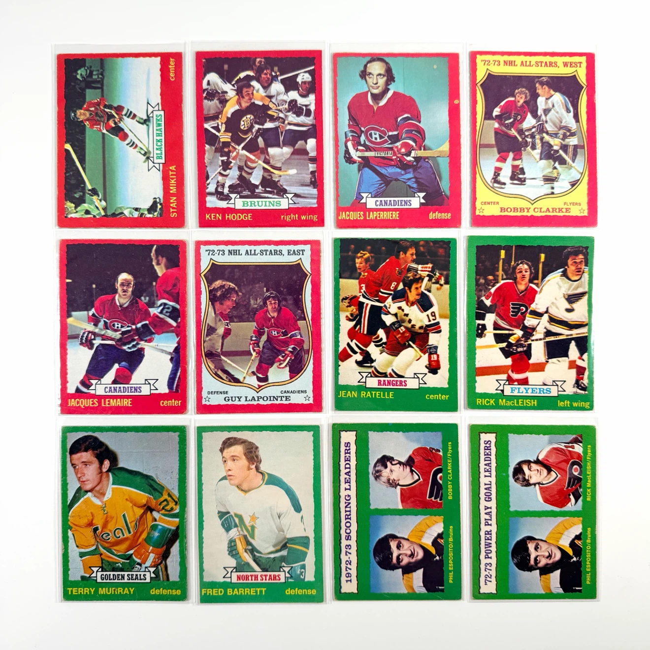 12x 1973 O-Pee-Chee Hockey Cards - photo 2