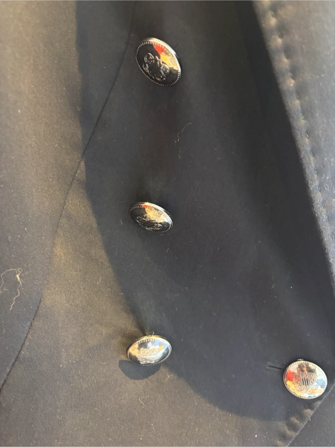 MARC AUREL Black Double-Breasted Blazer - photo 3