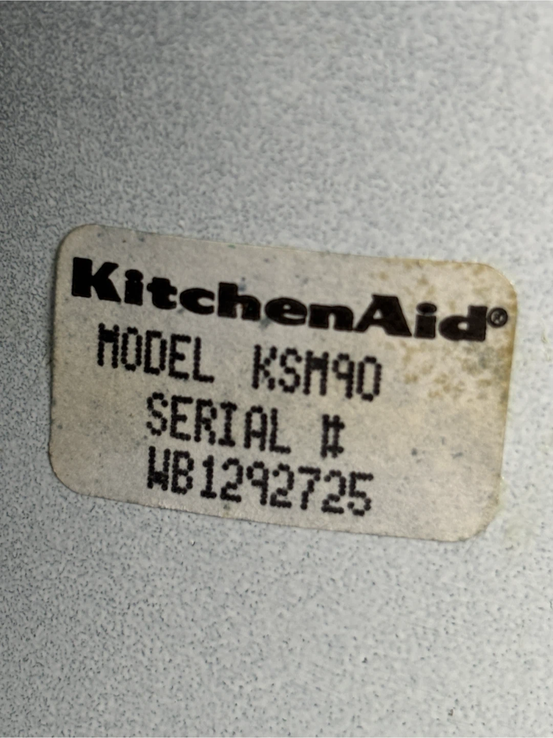 KitchenAid Ultra Power KSM90 Stand Mixer - photo 5