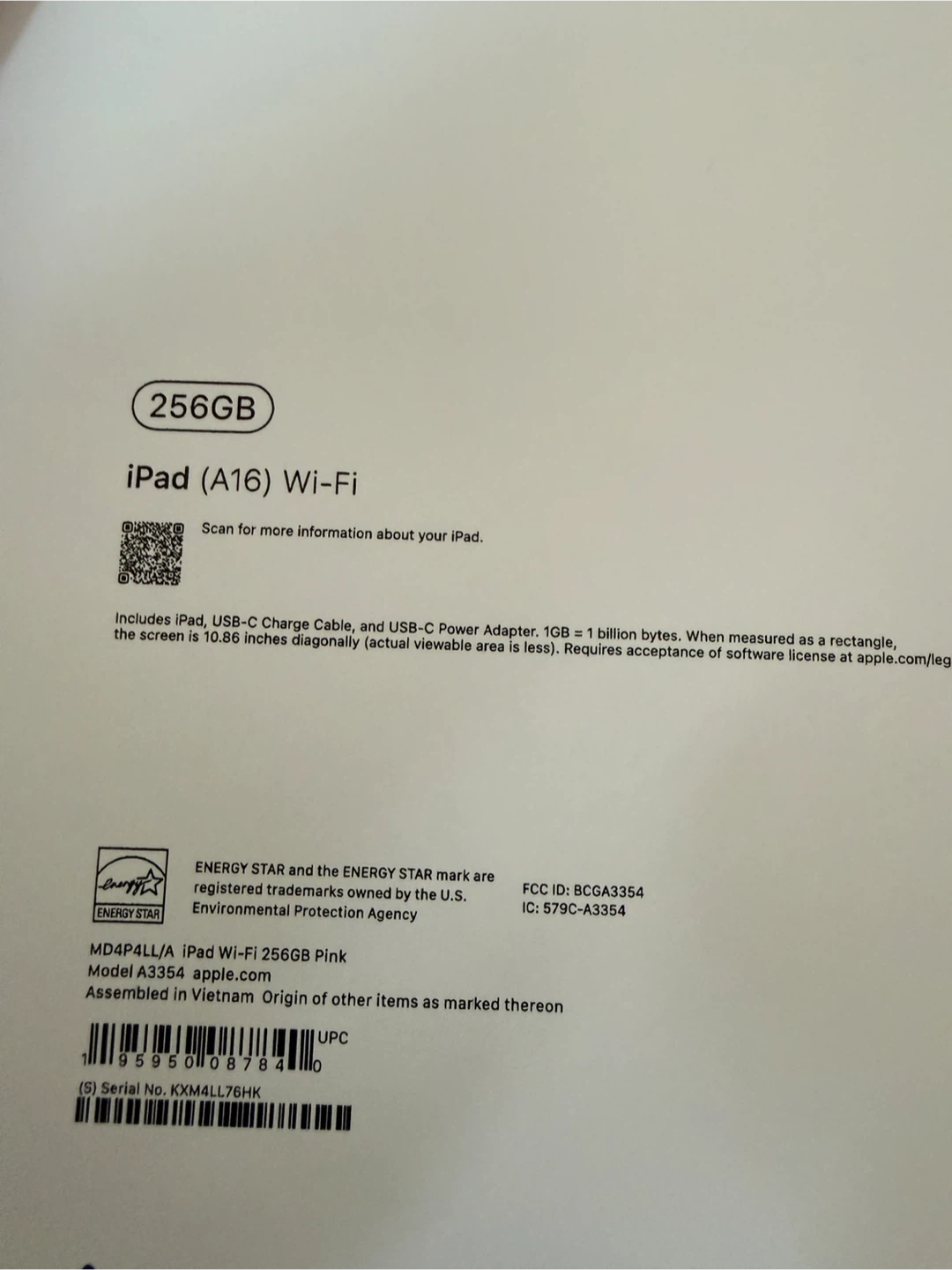 Apple iPad (A16) Wi-Fi 256GB - Pink - photo 2