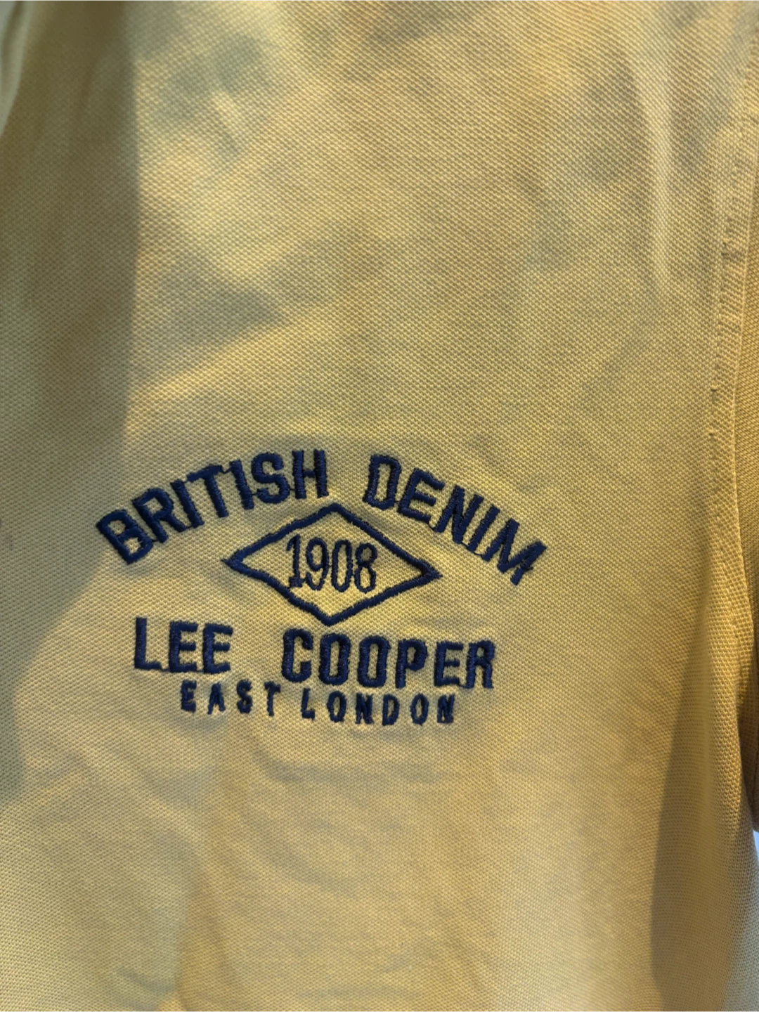 Lee Cooper Men's Yellow Polo Shirt Size M - photo 3