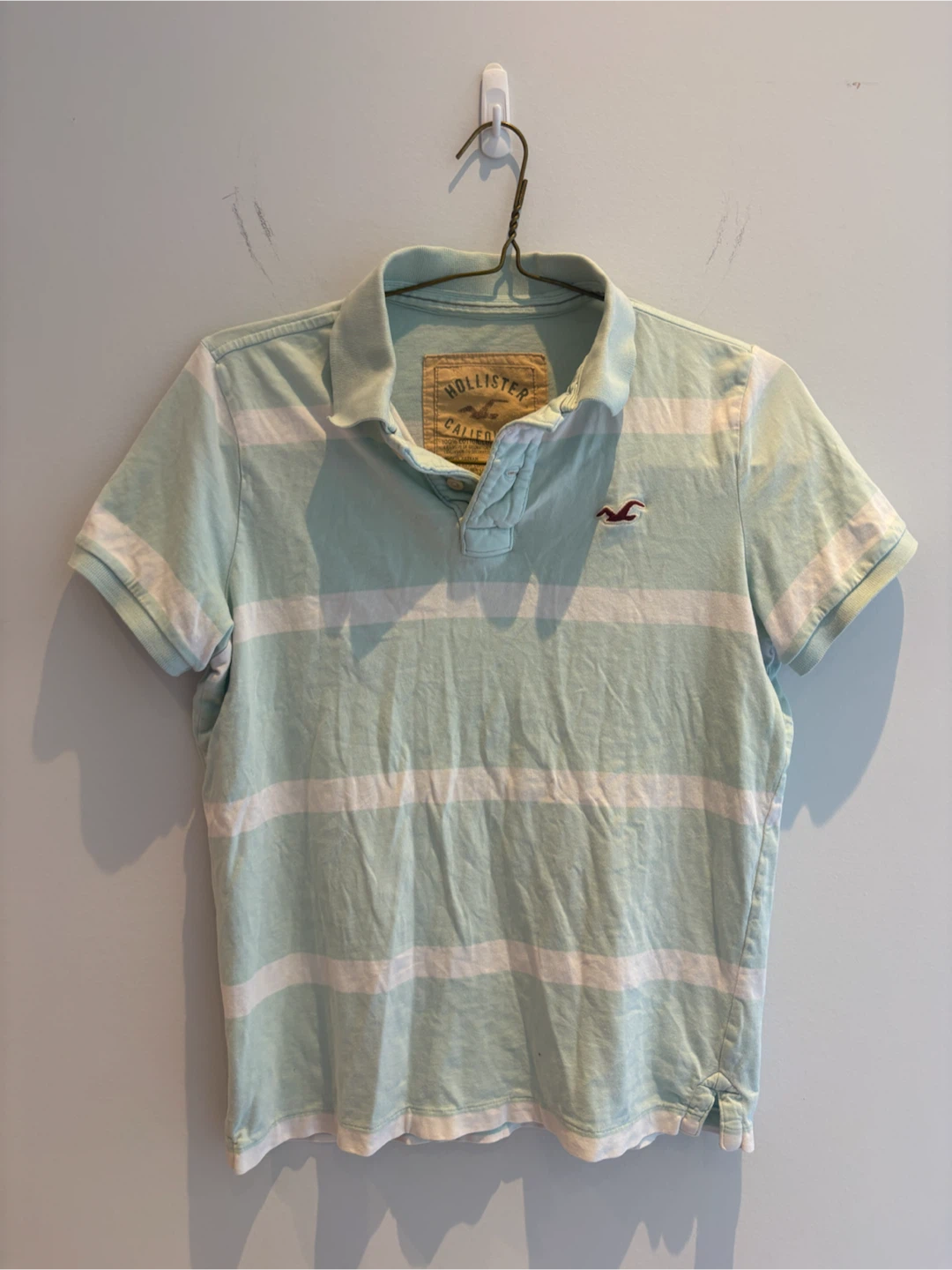Hollister Striped Polo Shirt