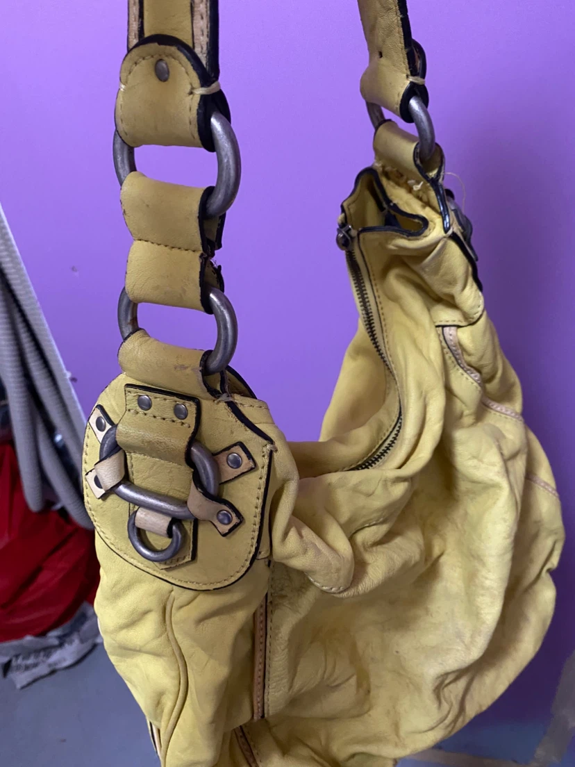 Juicy Couture Yellow Leather Hobo Bag - photo 5
