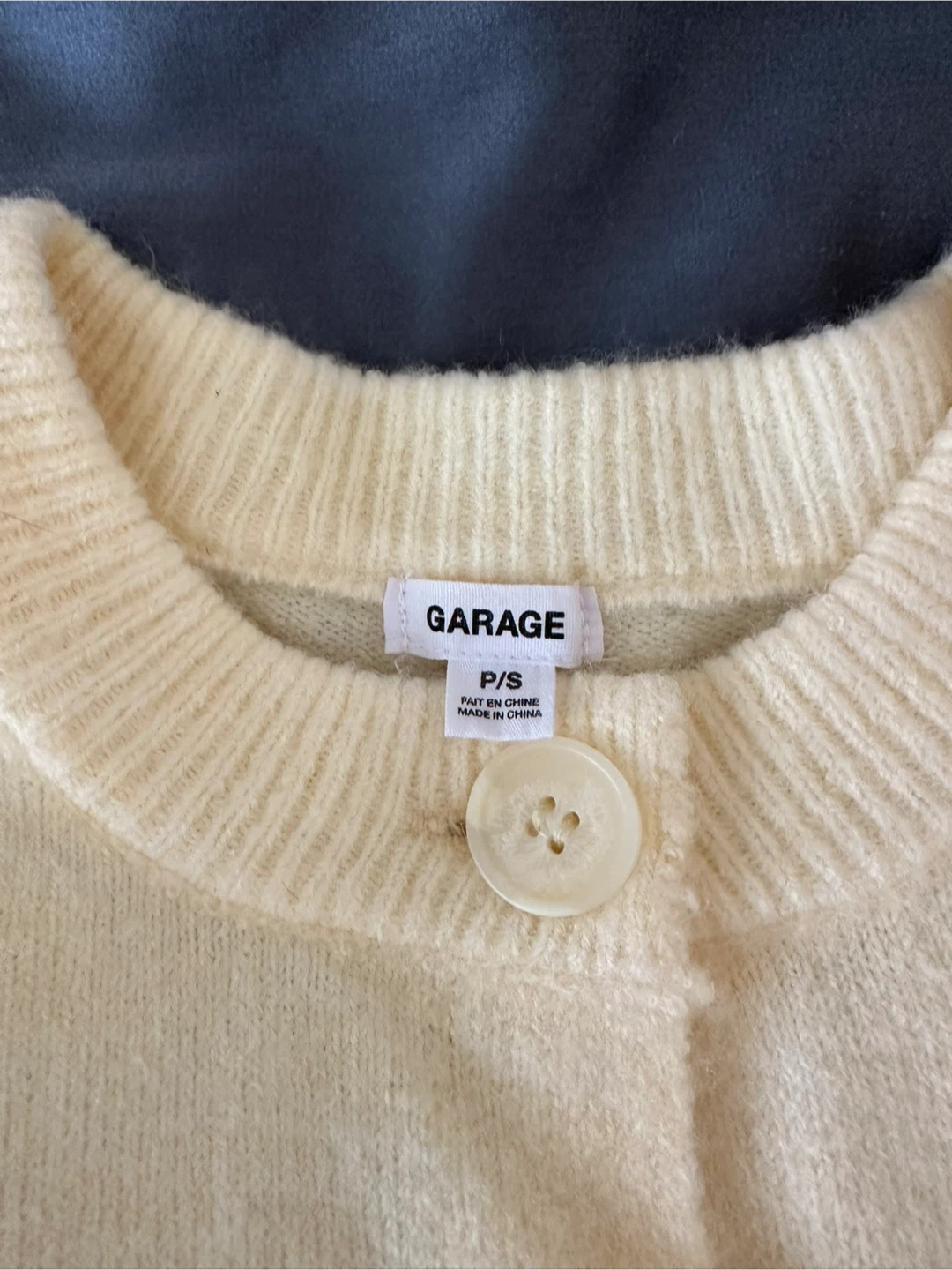 Garage Spongy Cardigan – Light Yellow - photo 2