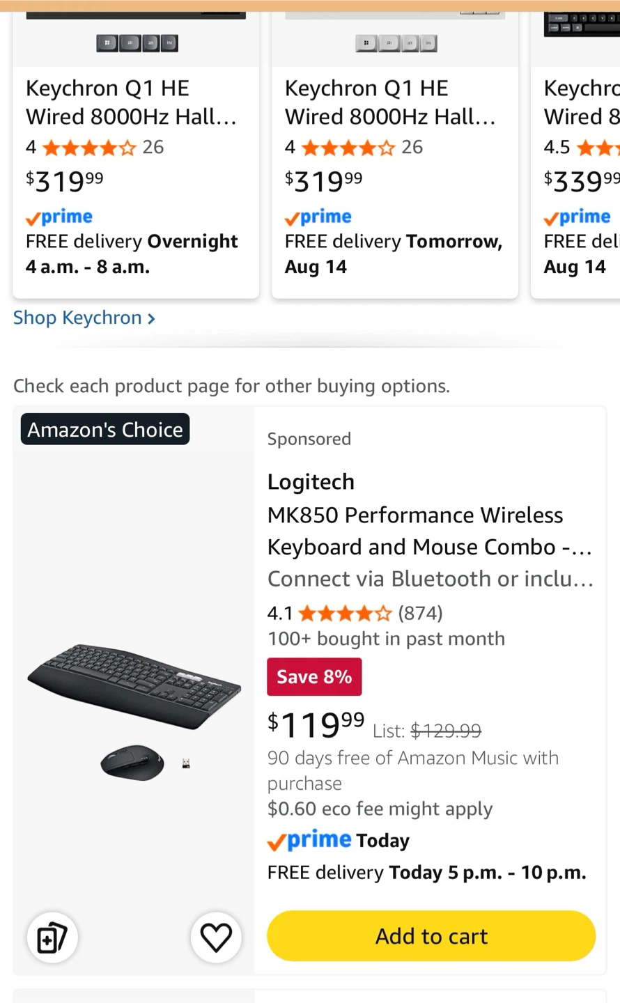 Logitech MK850 Keyboard & Mouse - photo 3