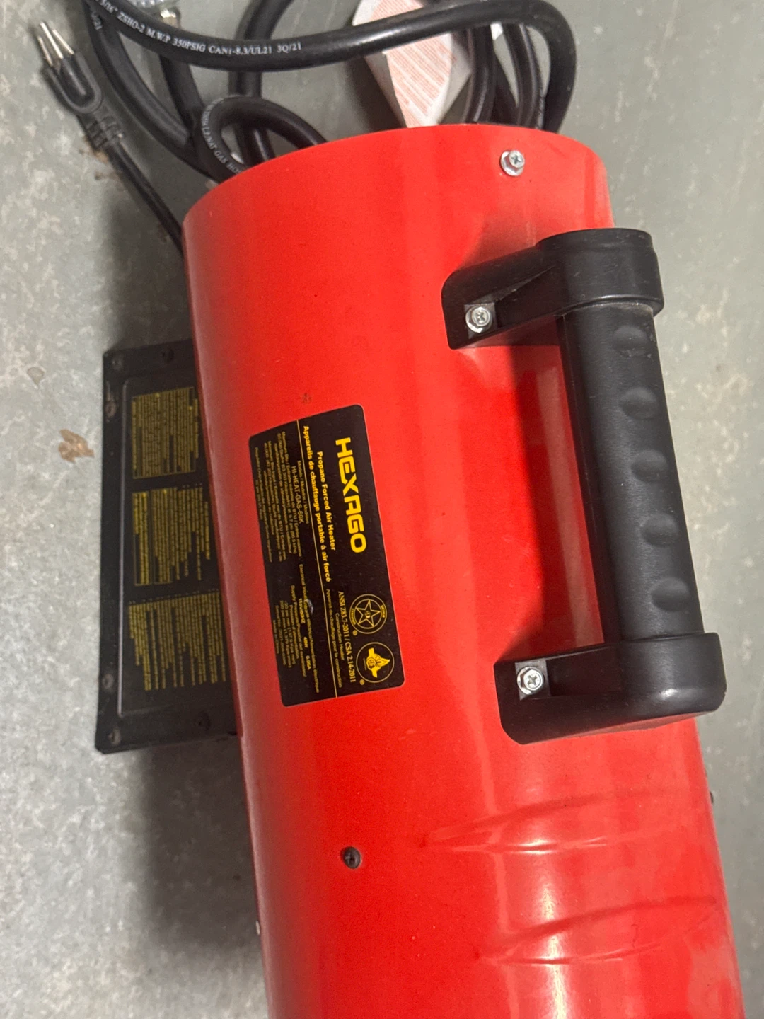 HEXAGO Propane Forced Air Heater HI-HEAT-GAS-60K - photo 3
