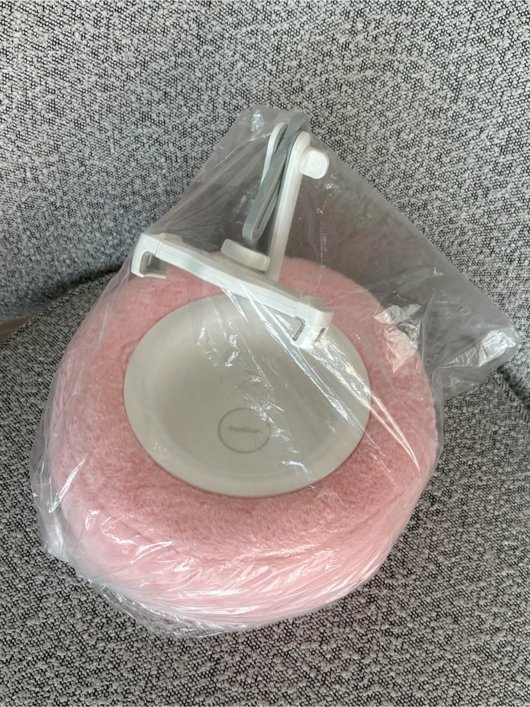 Pink Fluffy Phone Holder Stand - photo 5