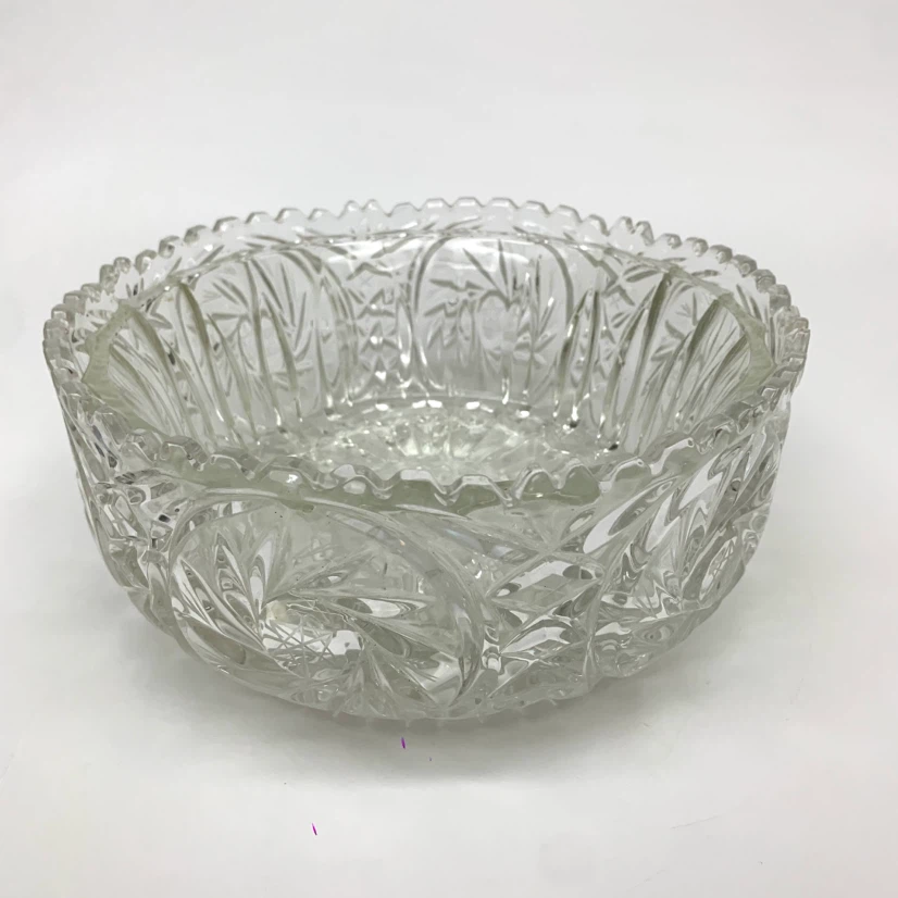 Crystal Glass Serving Bowl Decorative Dish Table Decor - photo 5