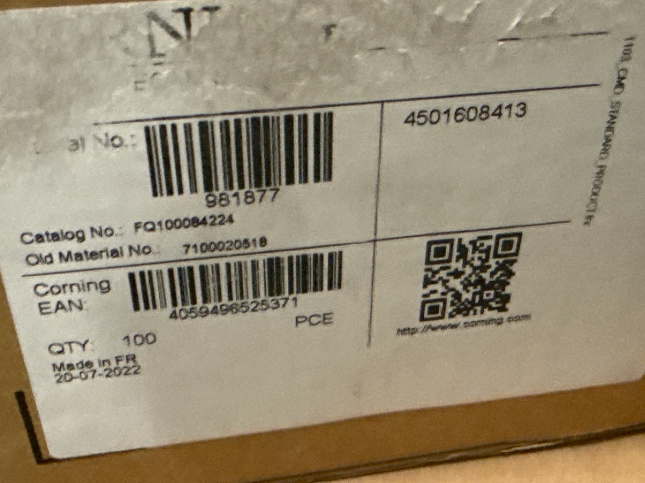 Box of 100 Corning FQ100084224 Fiber Optic Connectors - photo 2