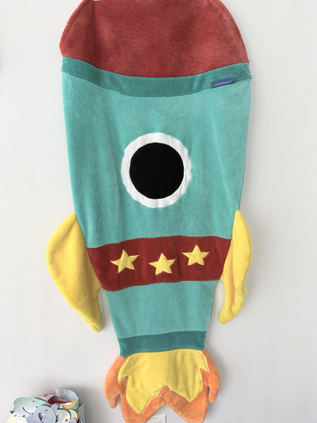 Blankie Tails Rocket Ship Wearable Blanket