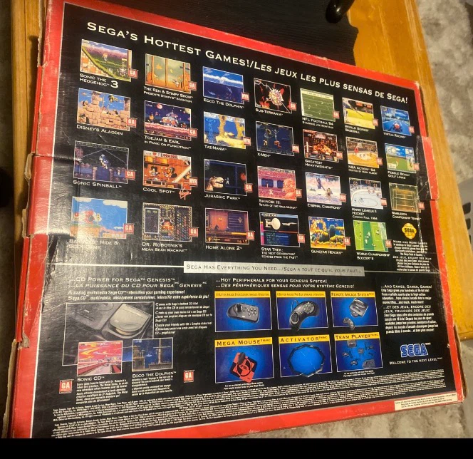 SEGA Genesis Console System in box with controllers and cables - photo 3