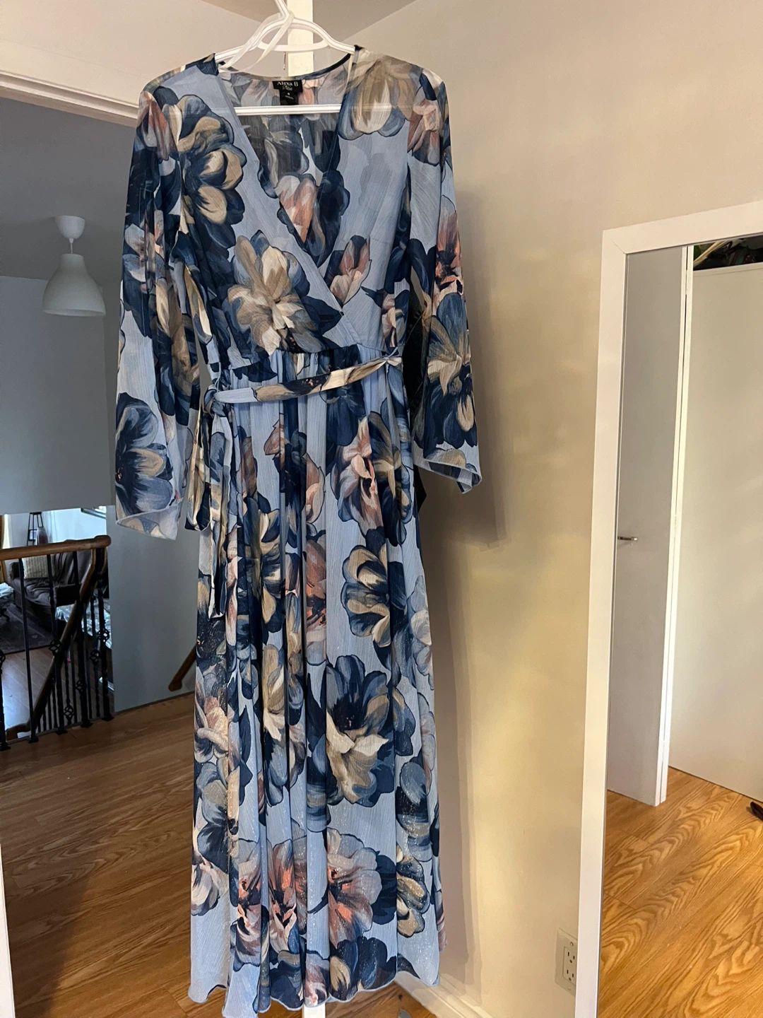 Alexa B Nites Floral Maxi Dress Size 8