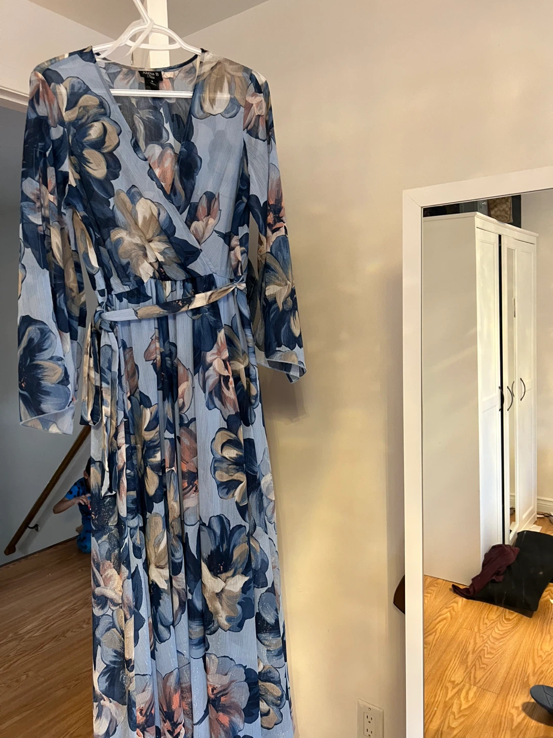 Alexa B Nites Floral Maxi Dress Size 8 - photo 2