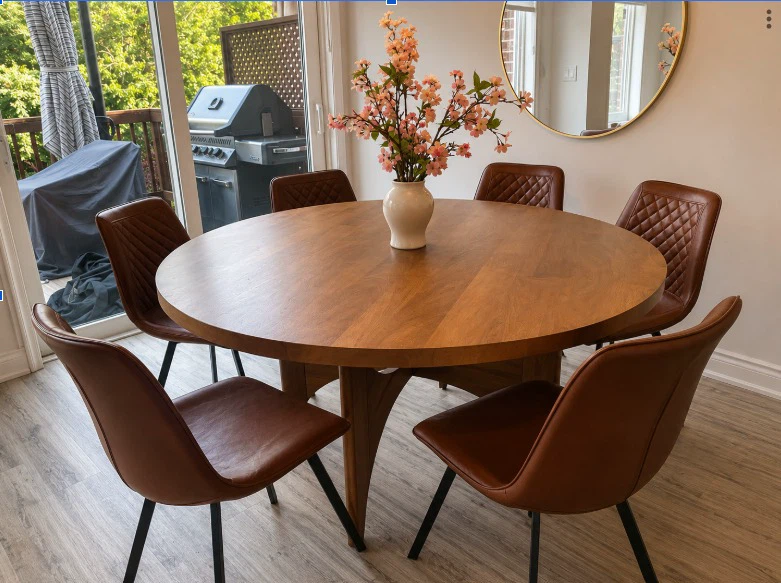 Structube Rosetta Dining Set + 6 Mali Chairs — SAVE $800+