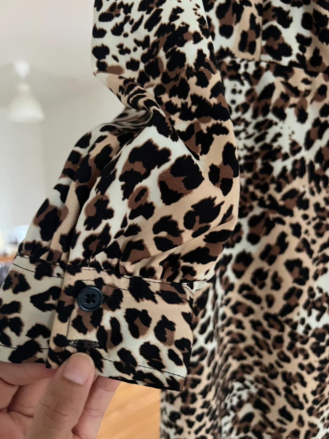 Joe Fresh Leopard Print Long Sleeve Wrap Dress - photo 3
