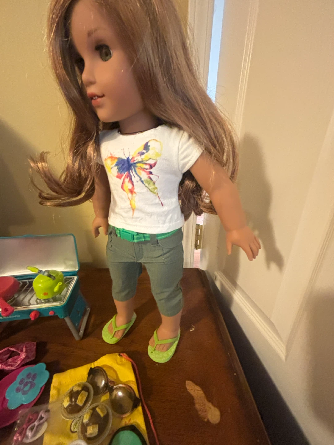 American Girl Doll and  Camping Grill Set - photo 5