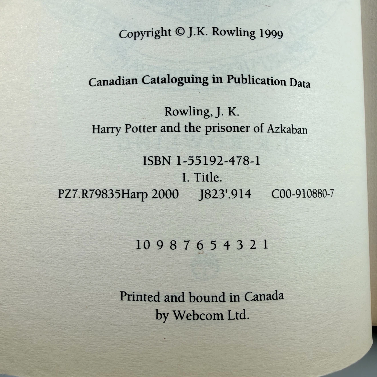 3x First Canadian Edition Harry Potter Paperbacks - photo 5