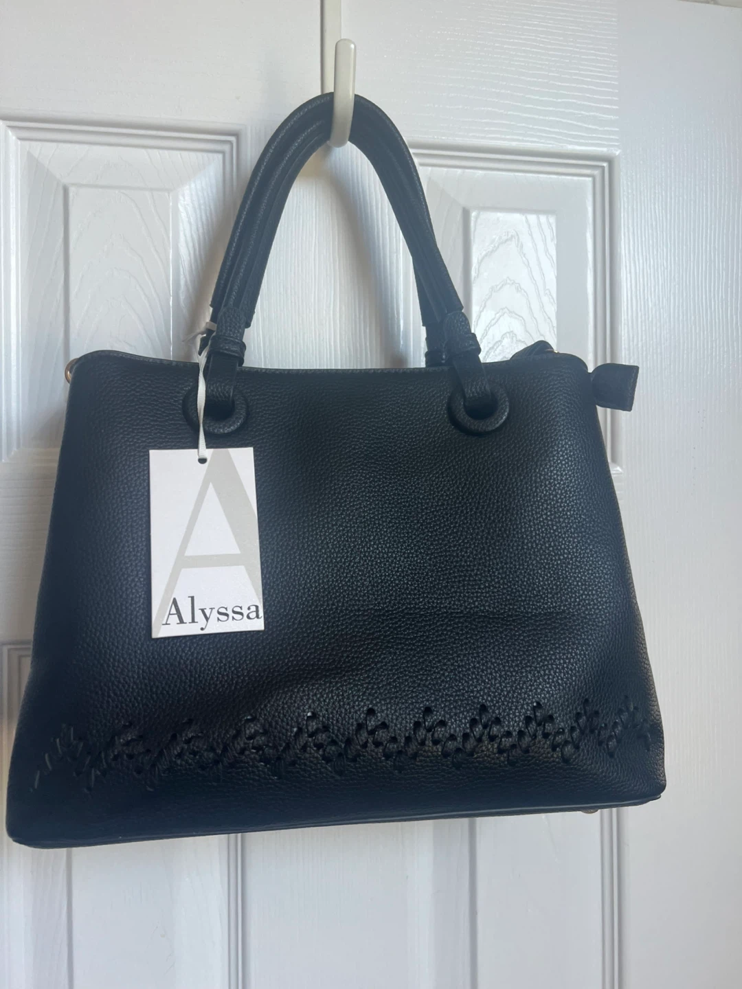 BNWT Alyssa Black Bag