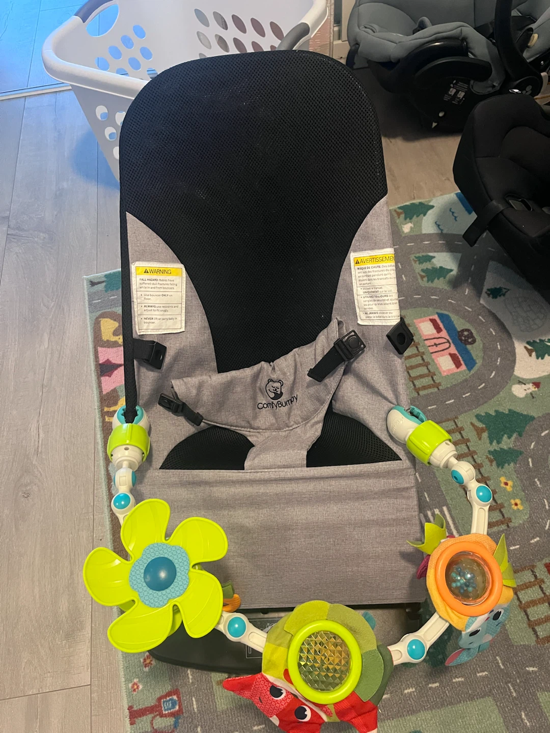 ComfyBumpy Baby Bouncer with Toys