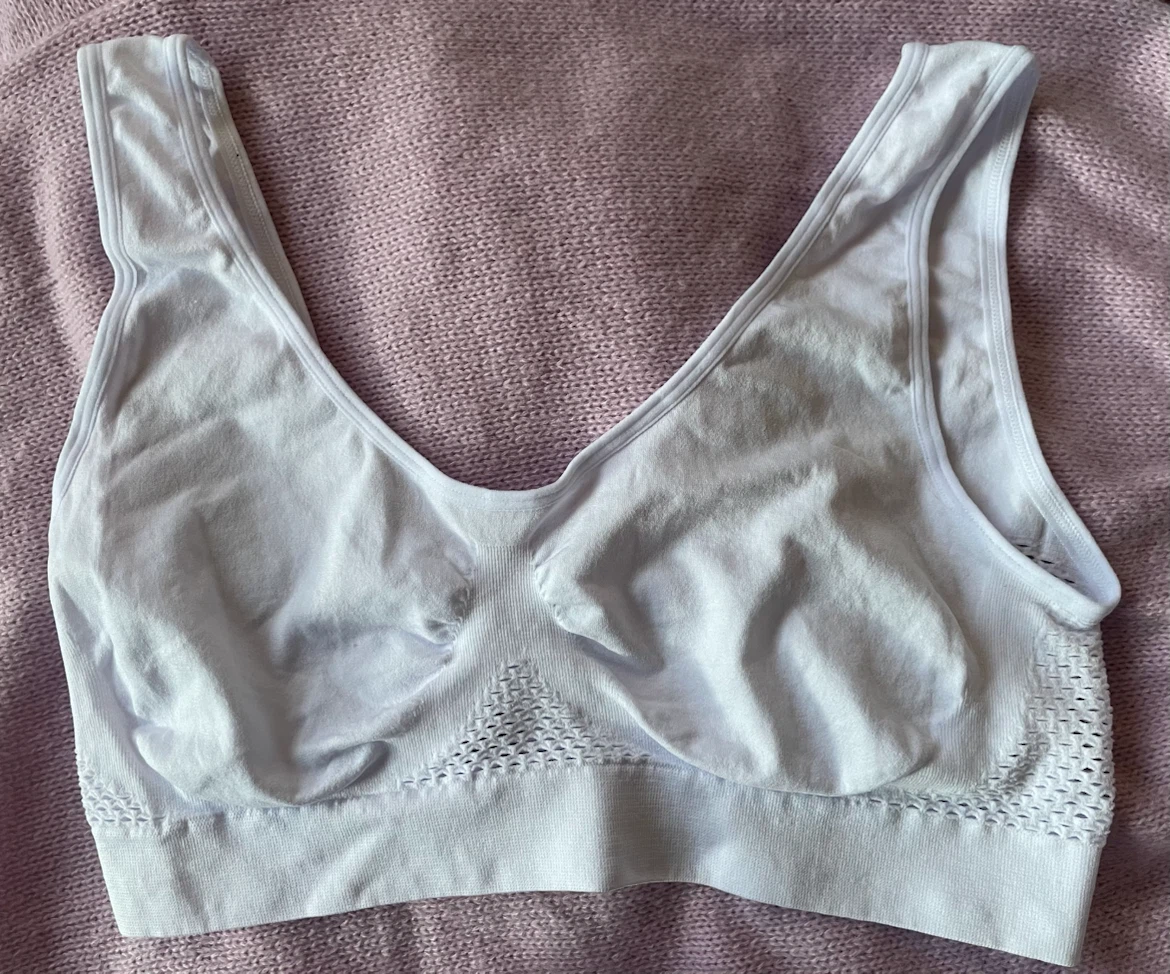 White sports bra