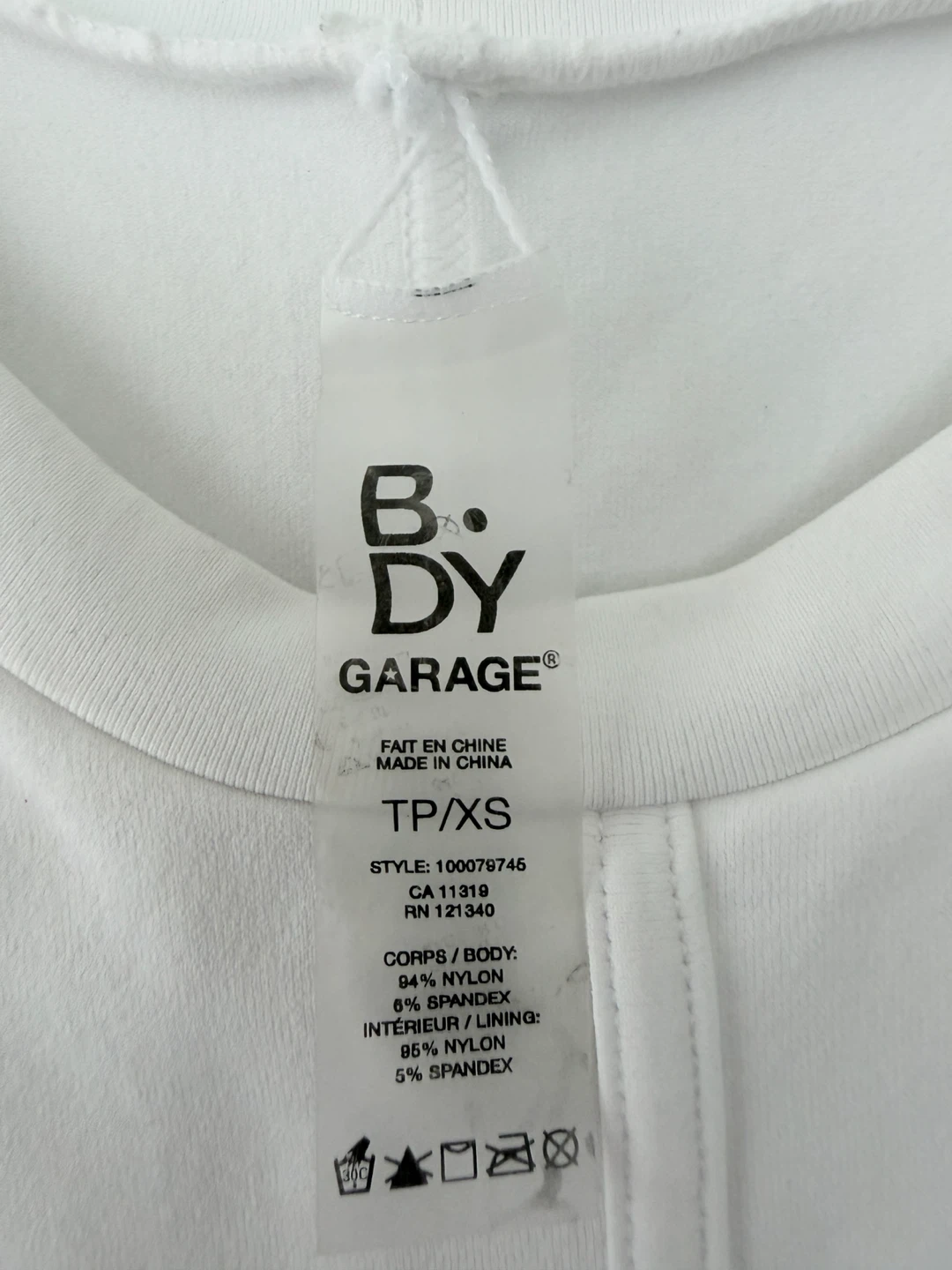 Garage B.DY White Sleeveless Crop Top Size XS - photo 2