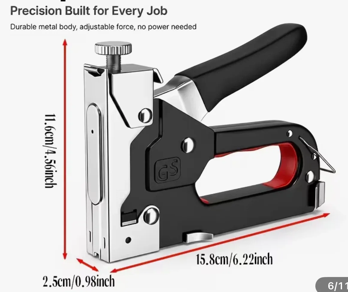Black and Silver Staple Gun - photo 2