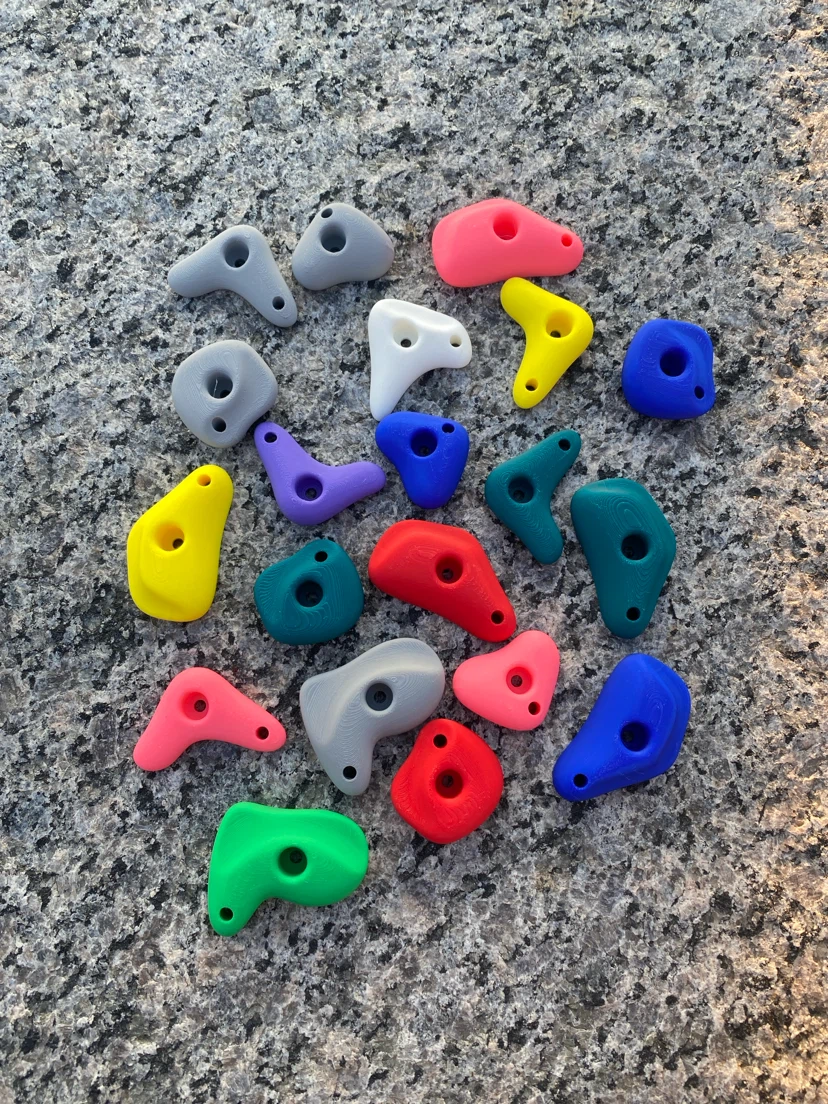Rock climbing keychains
