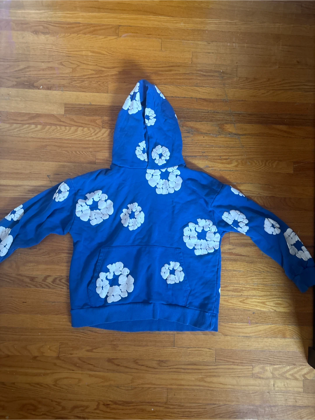 blue denim tears hoodie