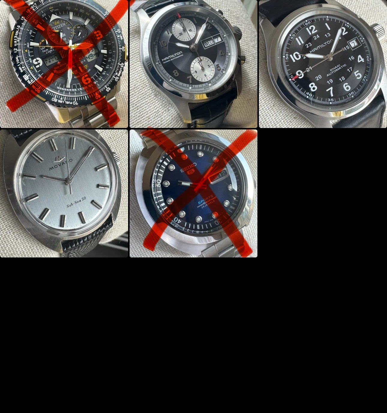 Watch collection for sale