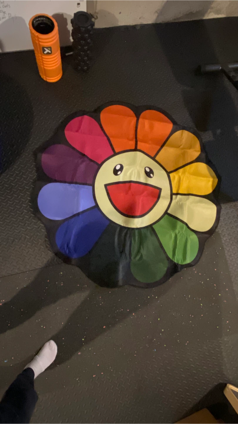 Rug- Takashi Murakami Flower style Rug