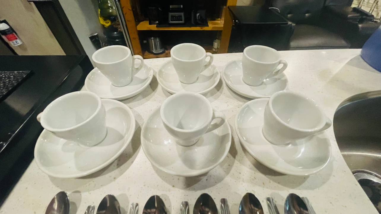 Armand Lebel Espresso Cups and Saucers with Spoons Set - photo 5