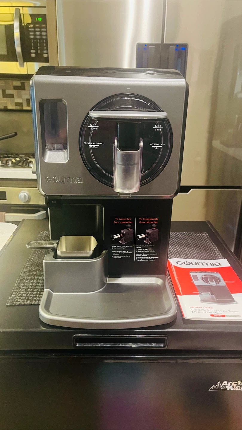 Gourmia Automatic Soft Serve Ice Cream & Frozen Drink Maker