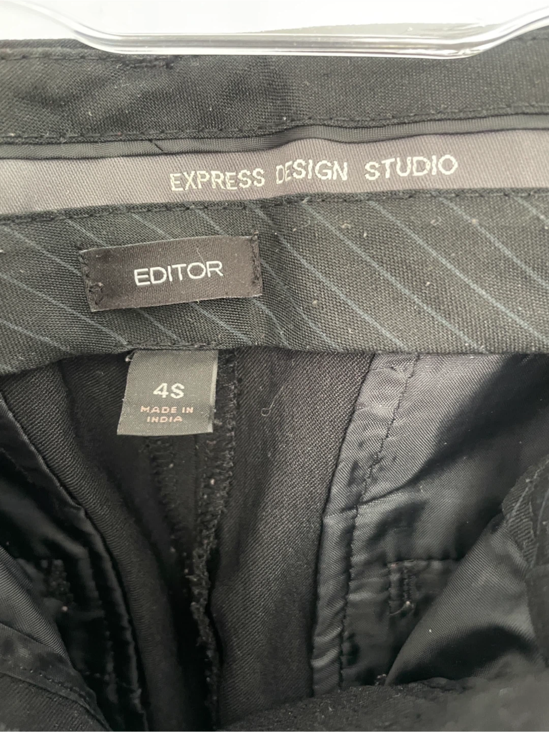Y2K Ultra low rise Express Editor Bootcut Pants Sz 4S - photo 3