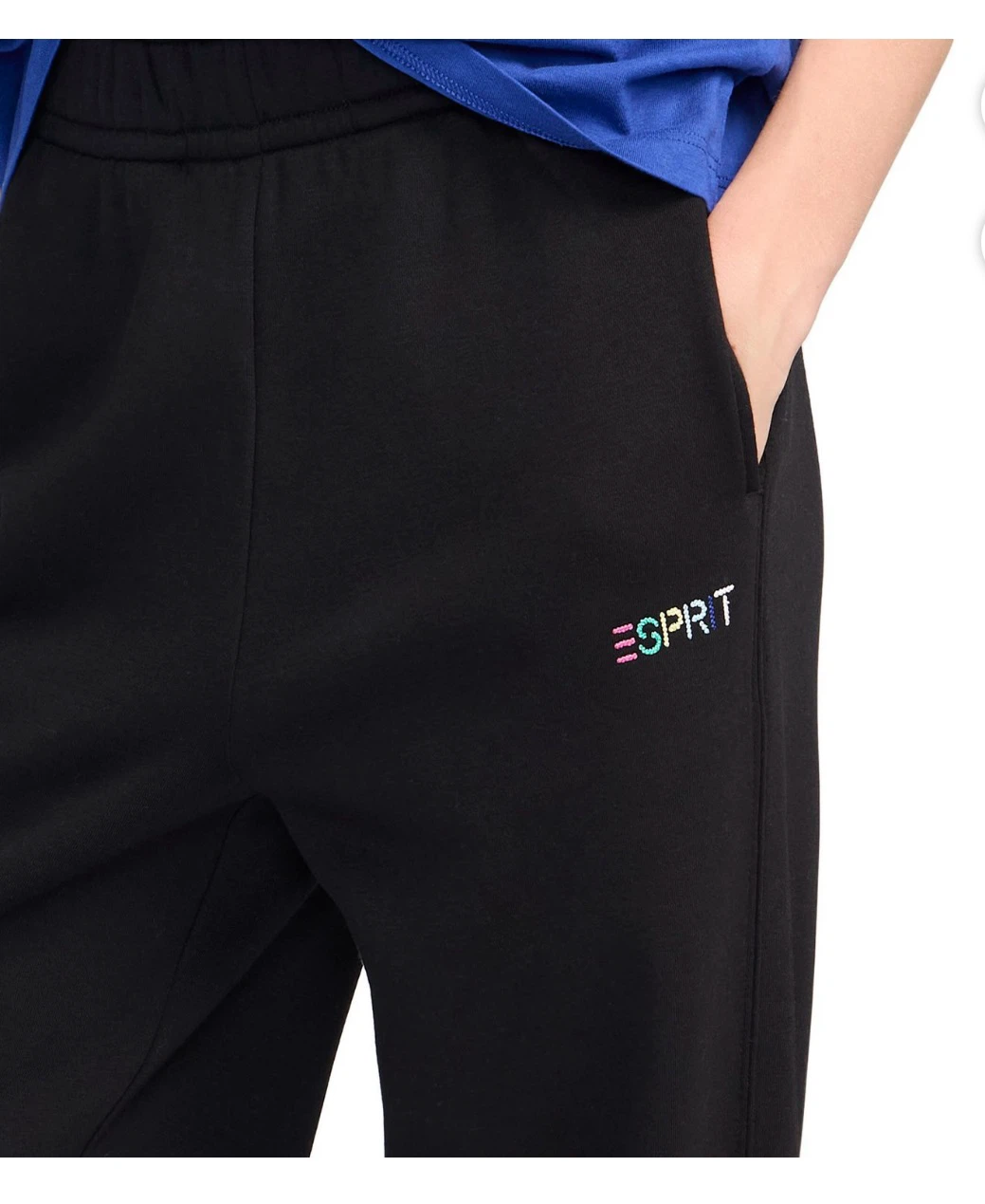 ESPRIT Women’s Logo Sweatsuit (2Pc) High-Rise Wide Leg *NEW - photo 2