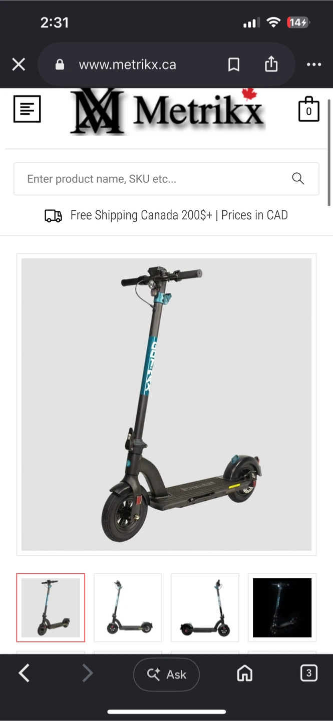 GOTRAX GMAX ULTRA Electric Scooter