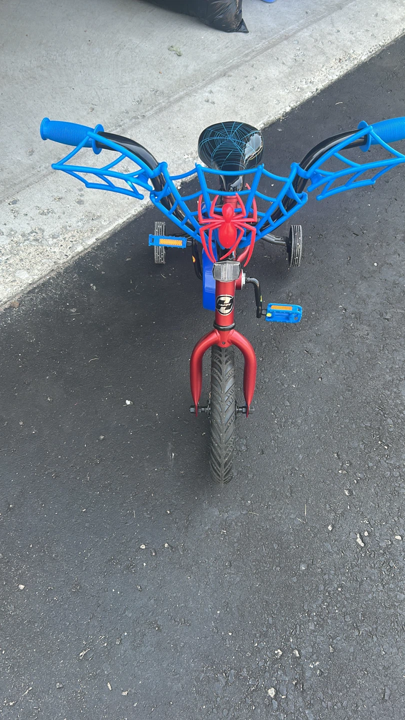 Spider-Man Kids Bike with Helmet