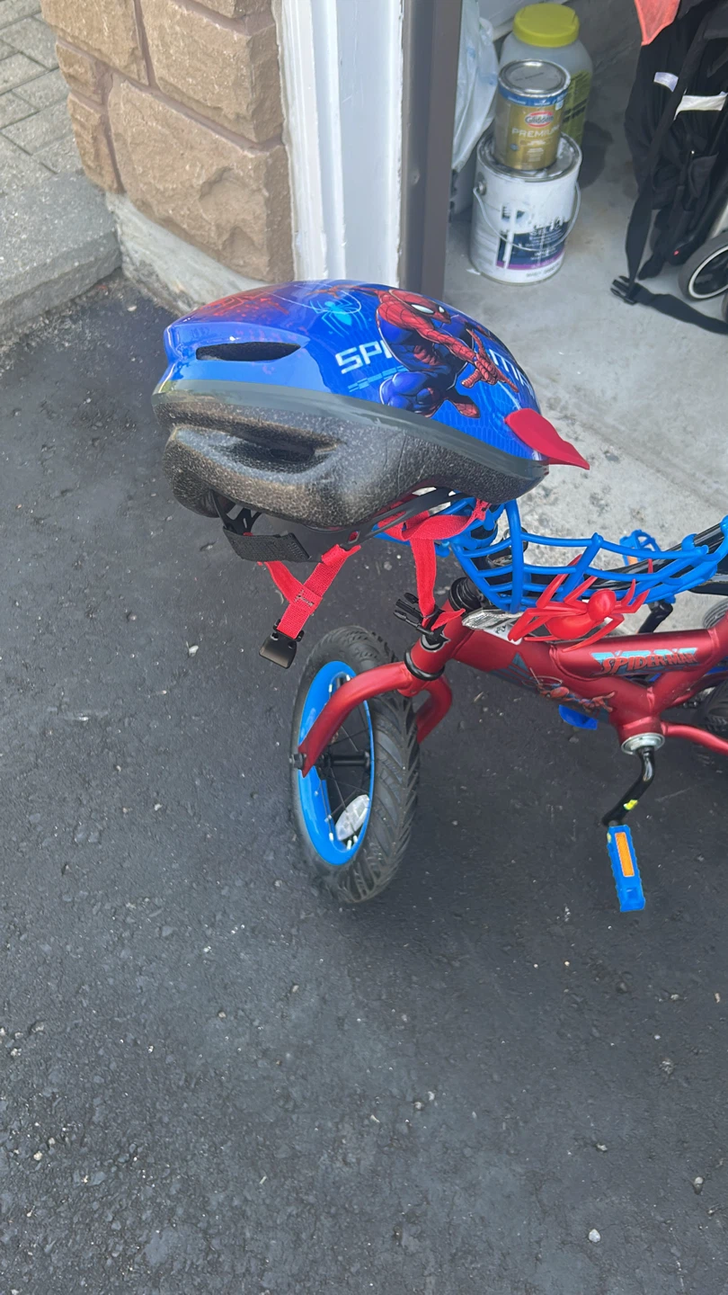Spider-Man Kids Bike with Helmet - photo 4