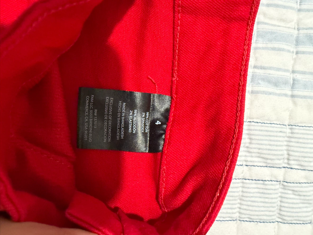 Banana Republic Red Button-Front Skirt Size 4 - photo 4
