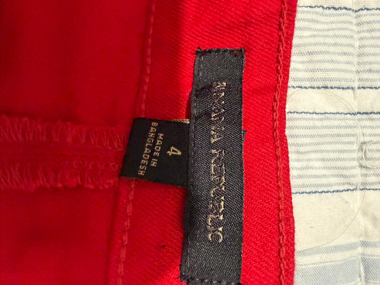 Banana Republic Red Button-Front Skirt Size 4 - photo 5