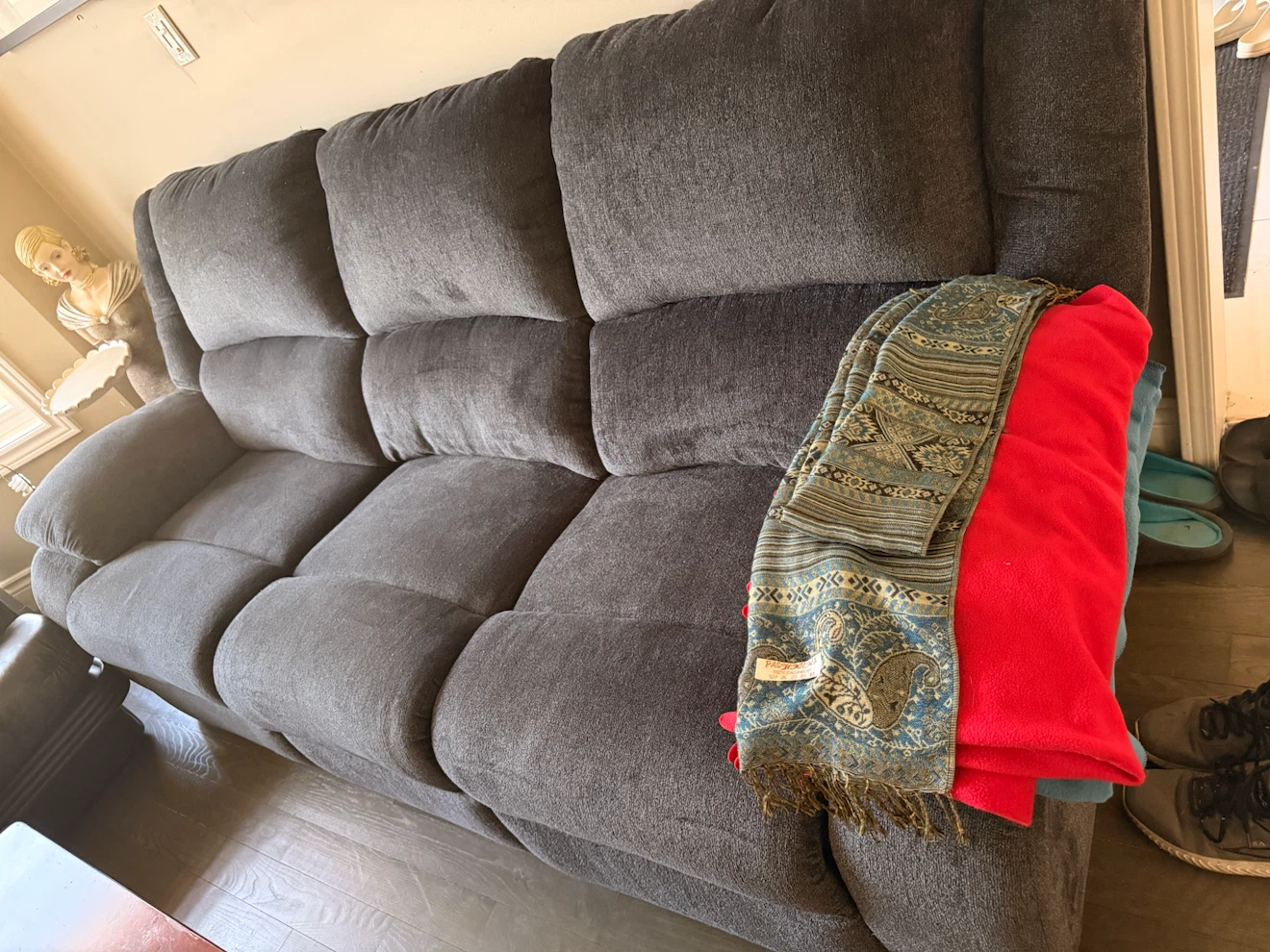 Ashley Draycoll Reclining Sofa – New Foam & cushion - photo 2