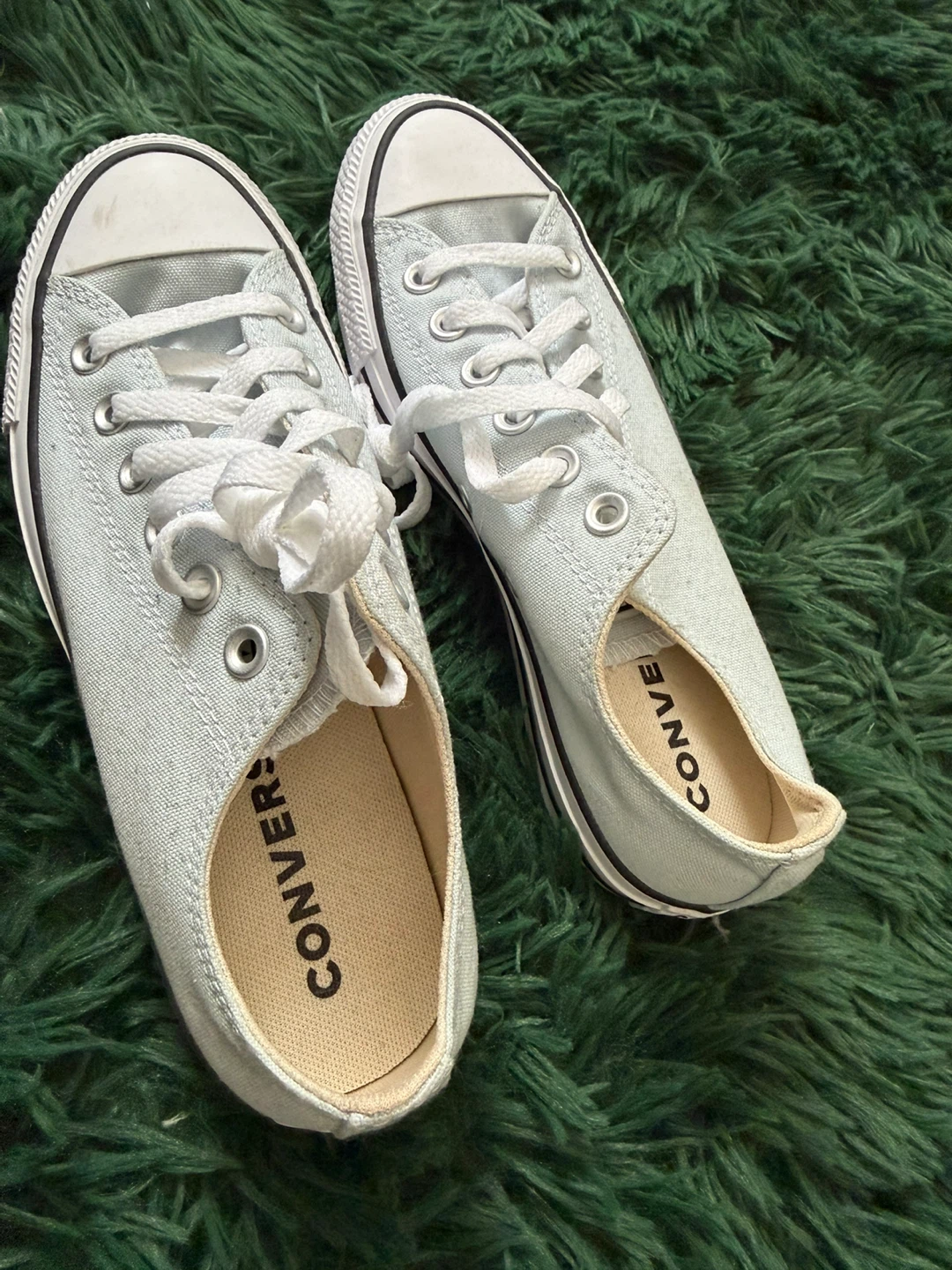 Converse All Star Chuck Taylor Light Blue Canvas Sneakers