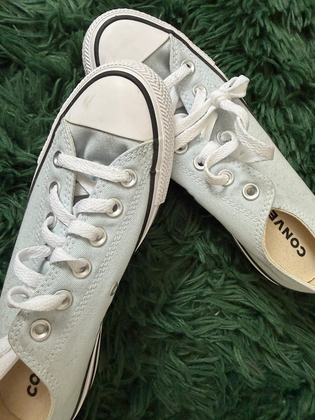 Converse All Star Chuck Taylor Light Blue Canvas Sneakers - photo 2