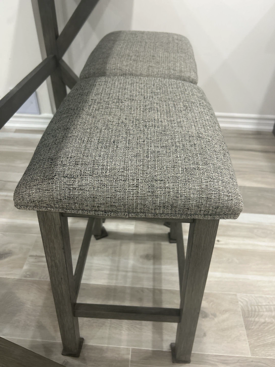 Bar Table Set with 2 Stools - photo 2
