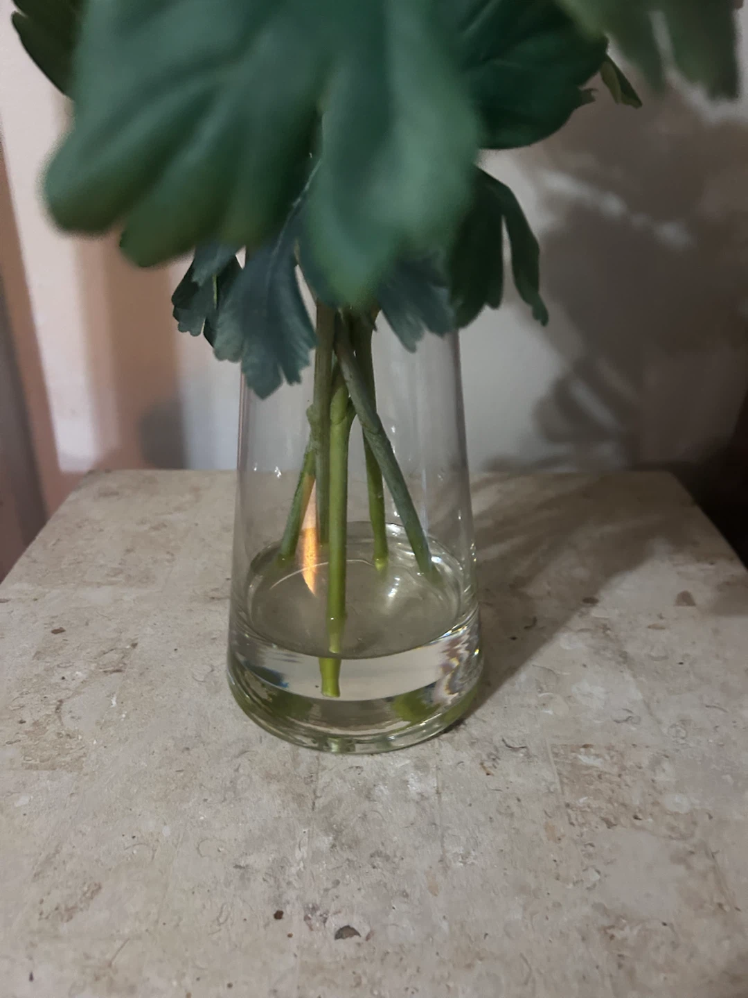 Yellow Artificial Ranunculus Arrangement in Glass Vase - photo 2