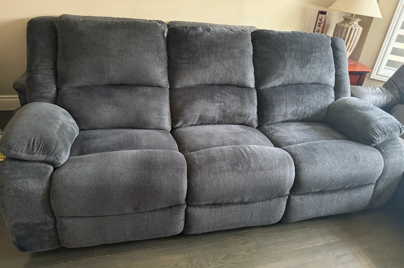 Ashley Draycoll Reclining Sofa – New Foam & cushion