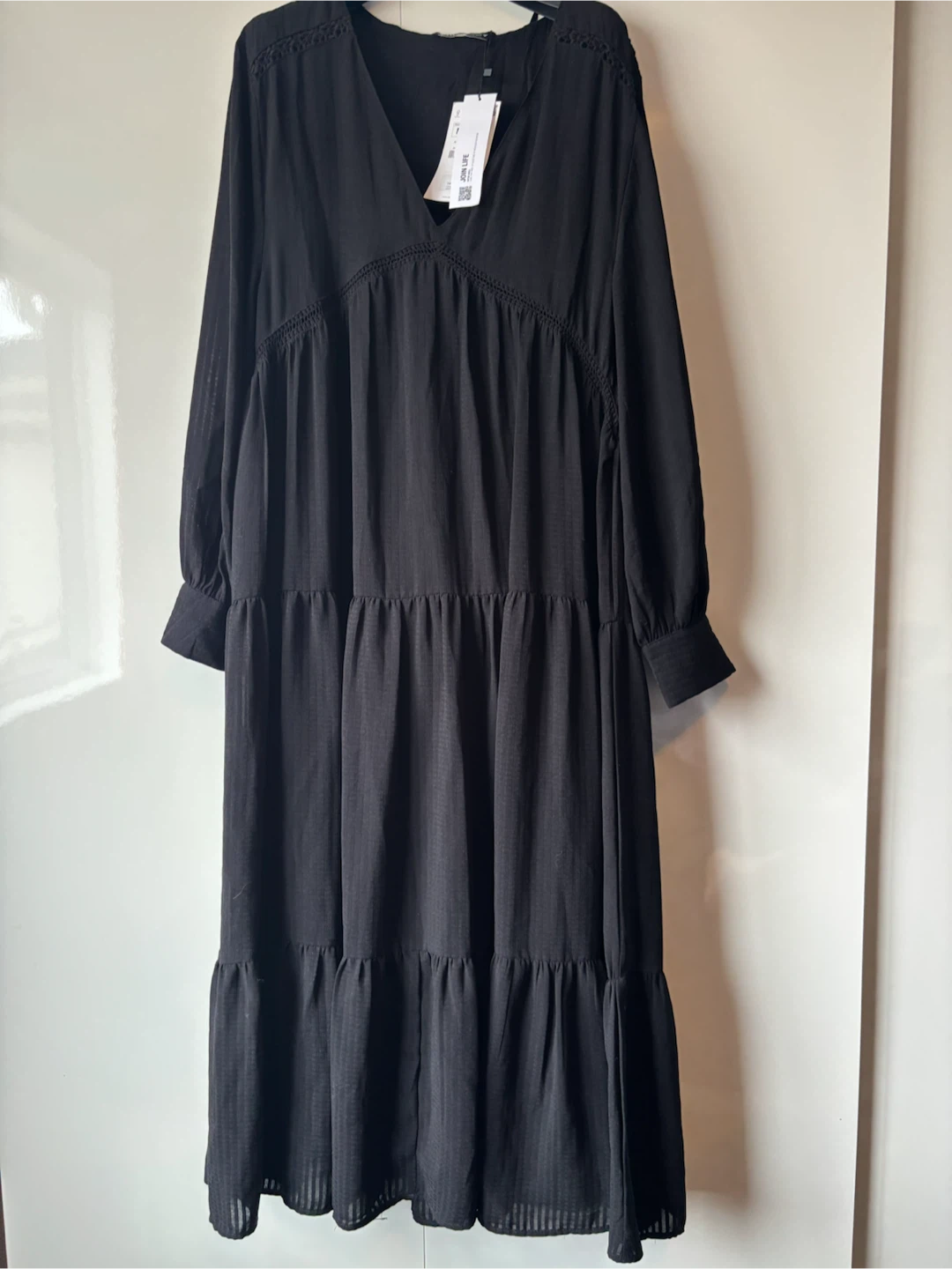 ZARA Black Midi Dress