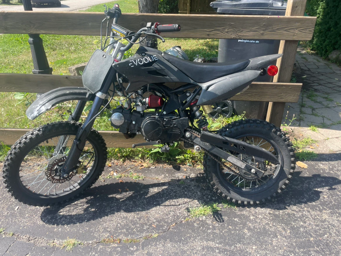 Evoque 125cc dirt bike