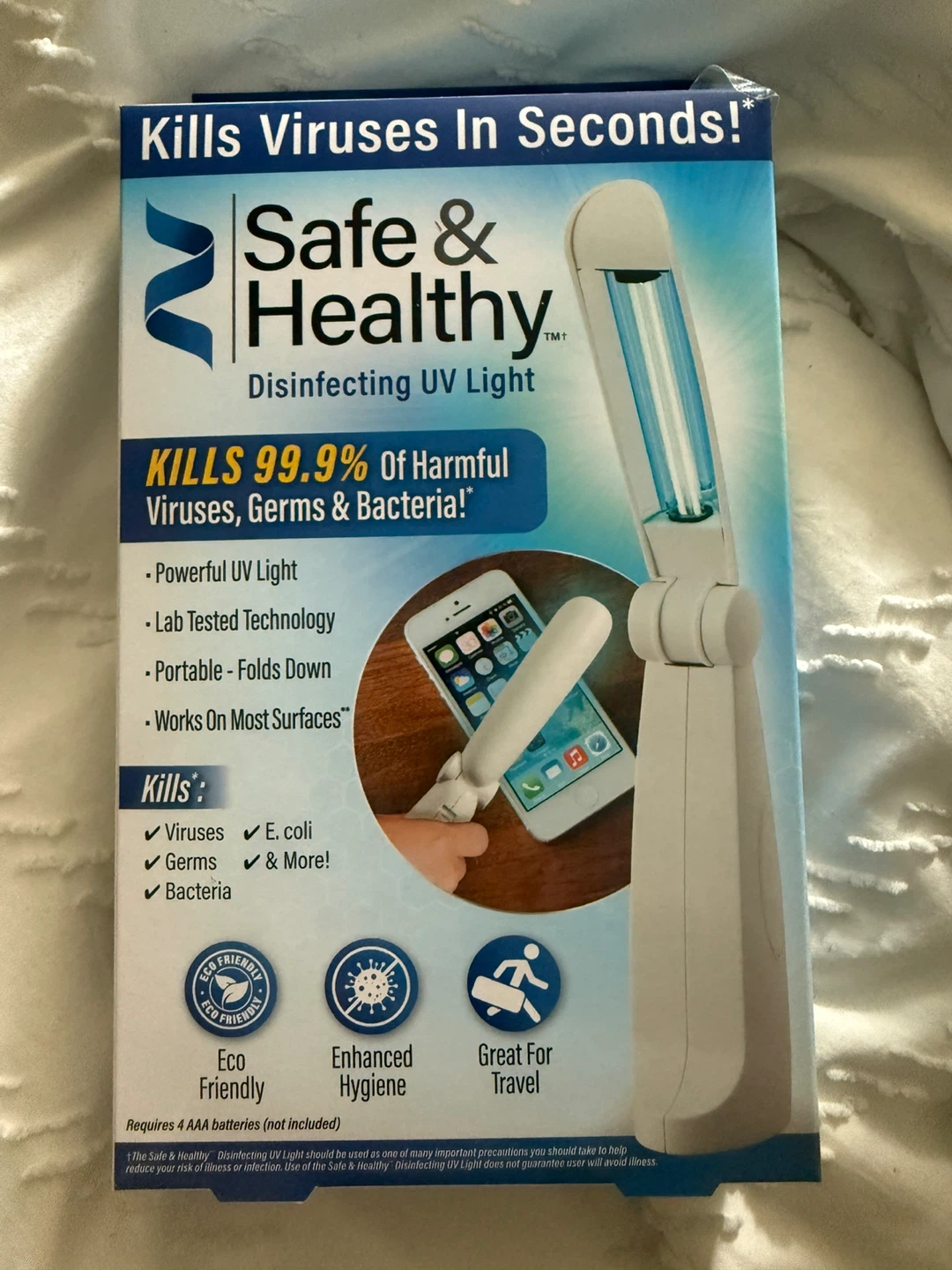 Safe & Healthy Disinfecting UV Light