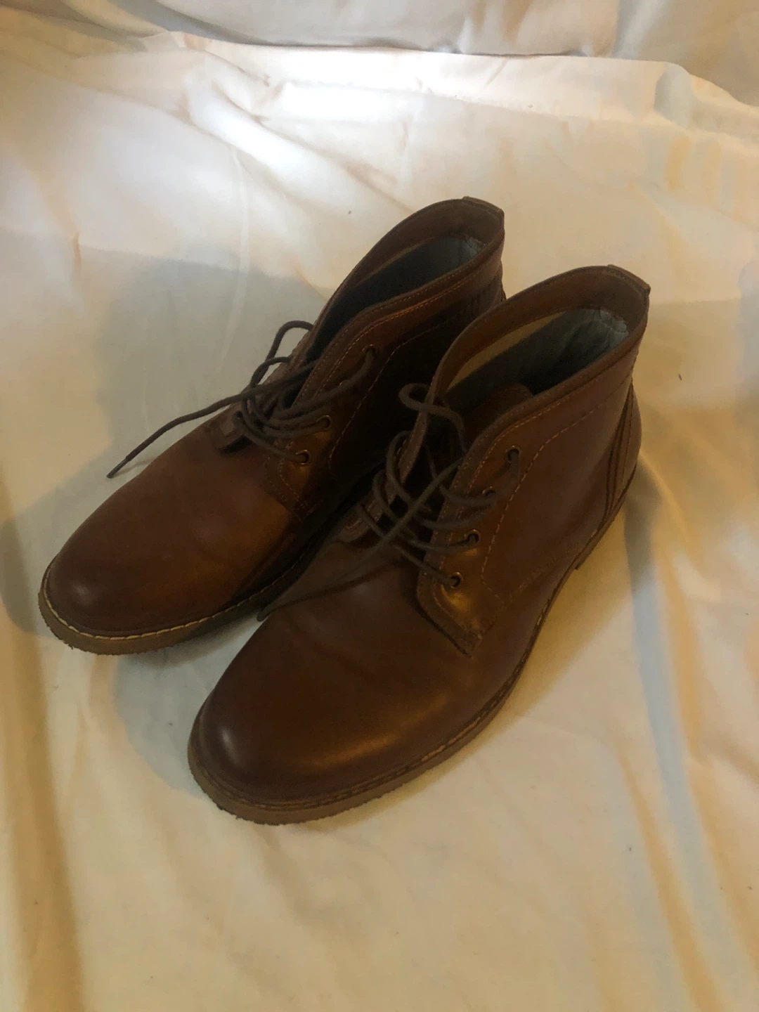 Brown Leather Chukka Boots