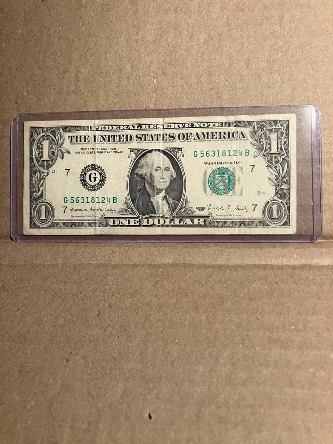 1 DOLLAR BILL MISS CUT - photo 2